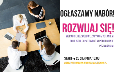 Rozwijaj się II: rusza 19 nabór i potrwa do 28 sierpnia!