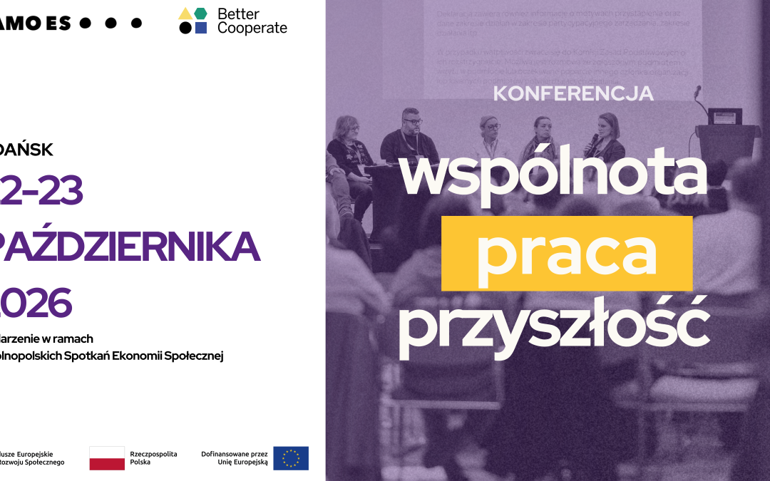 Ogólnopolska Konferencja Ekonomii Społecznej 2026: Wspólnota. Praca. Przyszłość.